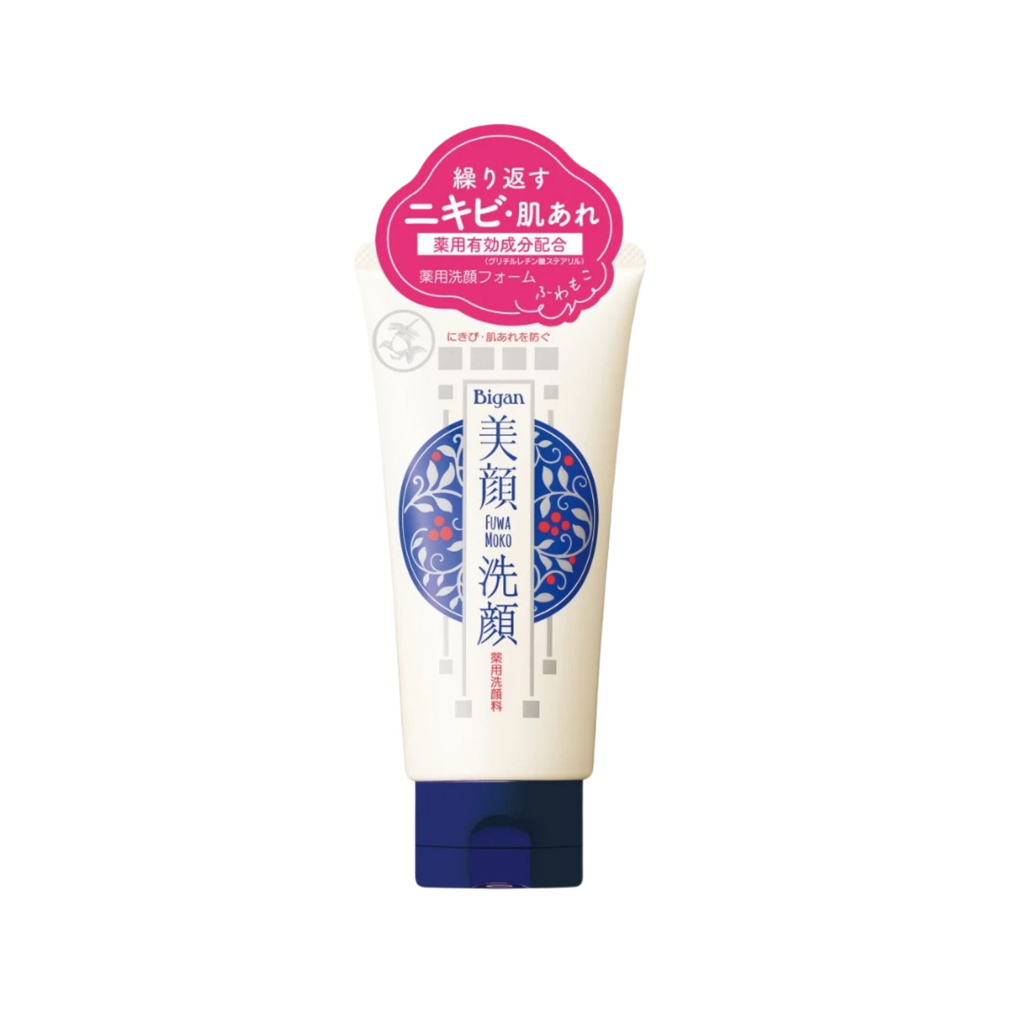 Meishoku Bigan Fuwa Moko Facial Medicated Cleansing Foam 120g