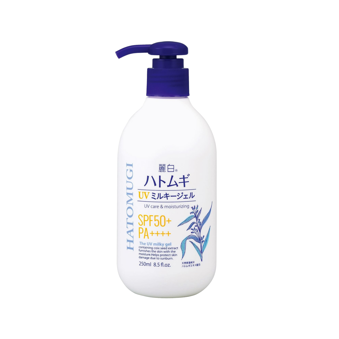 Hatomugi UV Milky Gel SPF50+ PA++++ Pump 250ml