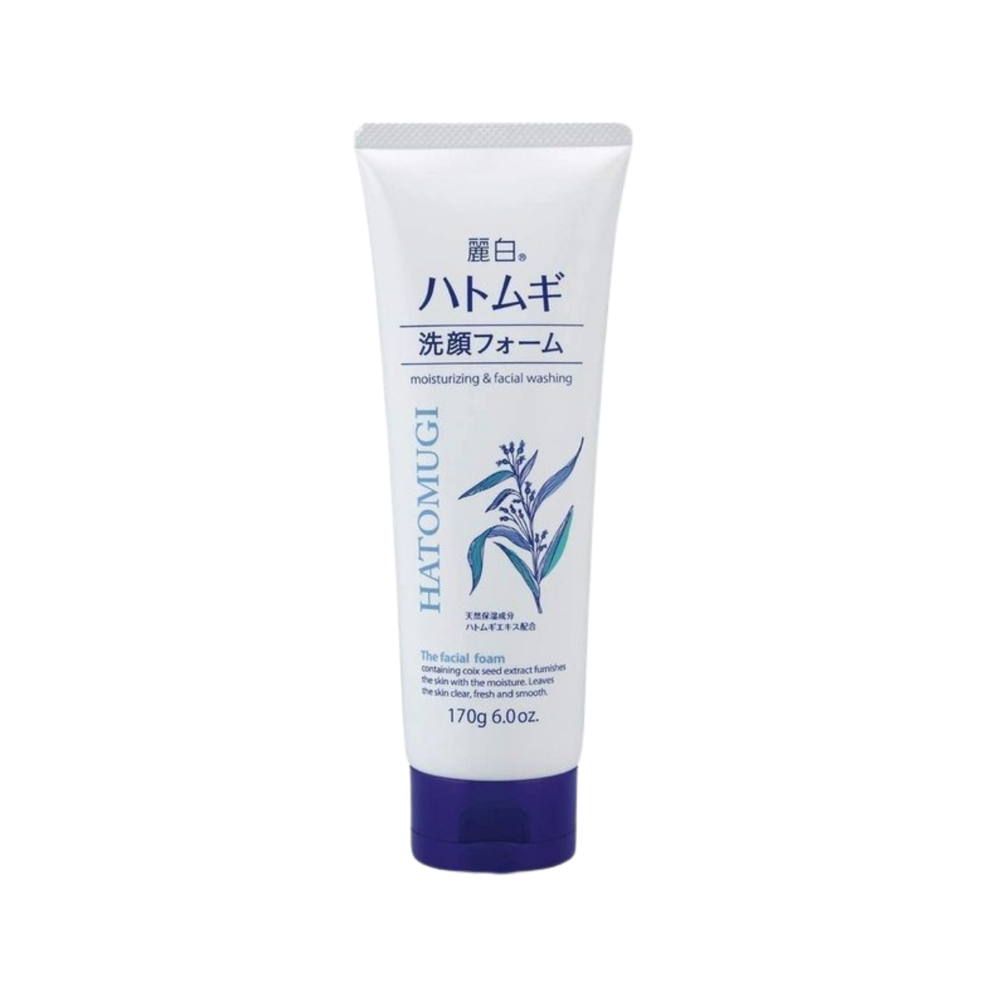 Hatomugi Moisturizing & Facial Washing Foam 170g