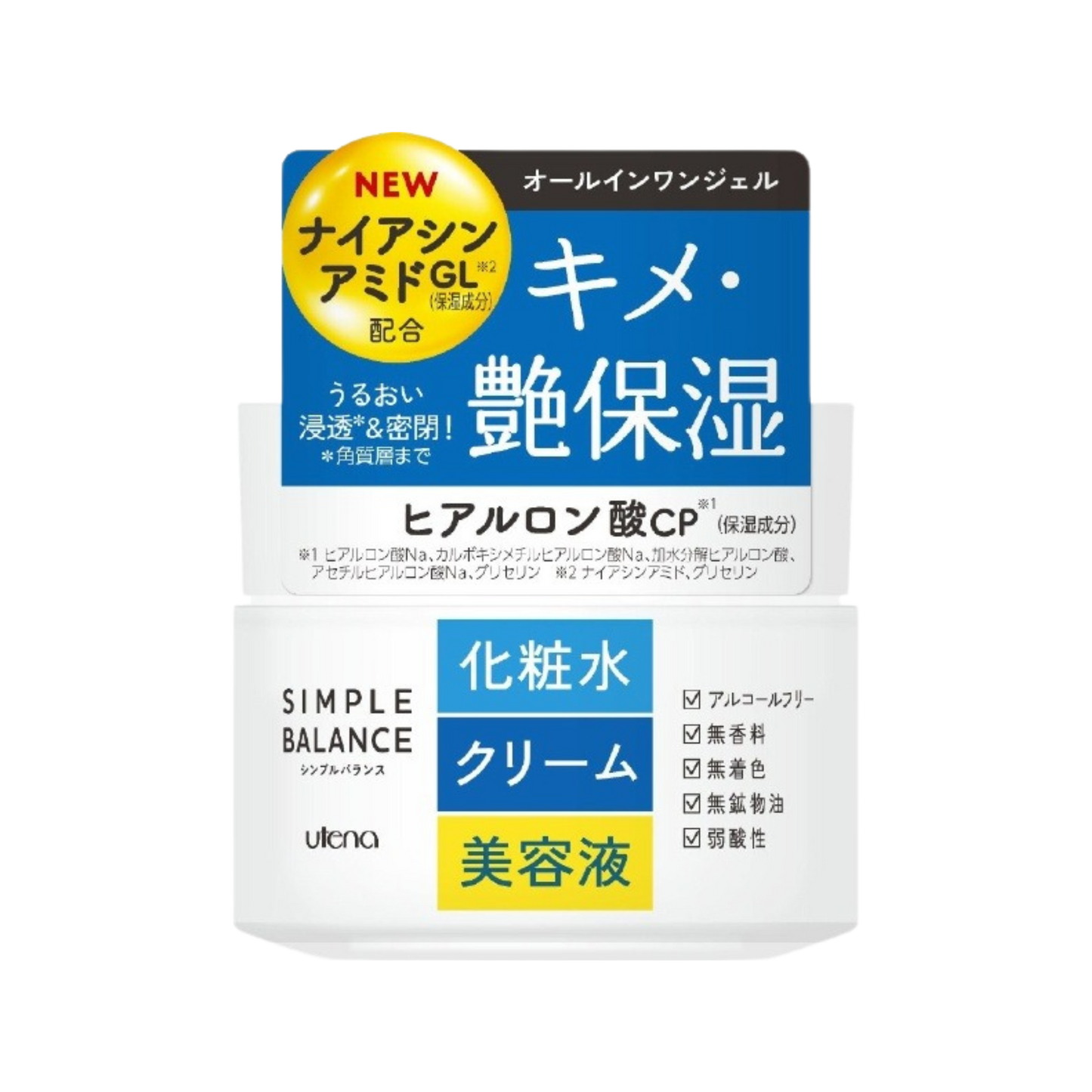 Utena Simple Balance Hyaluronic Acid Gel Moisturizer 100g