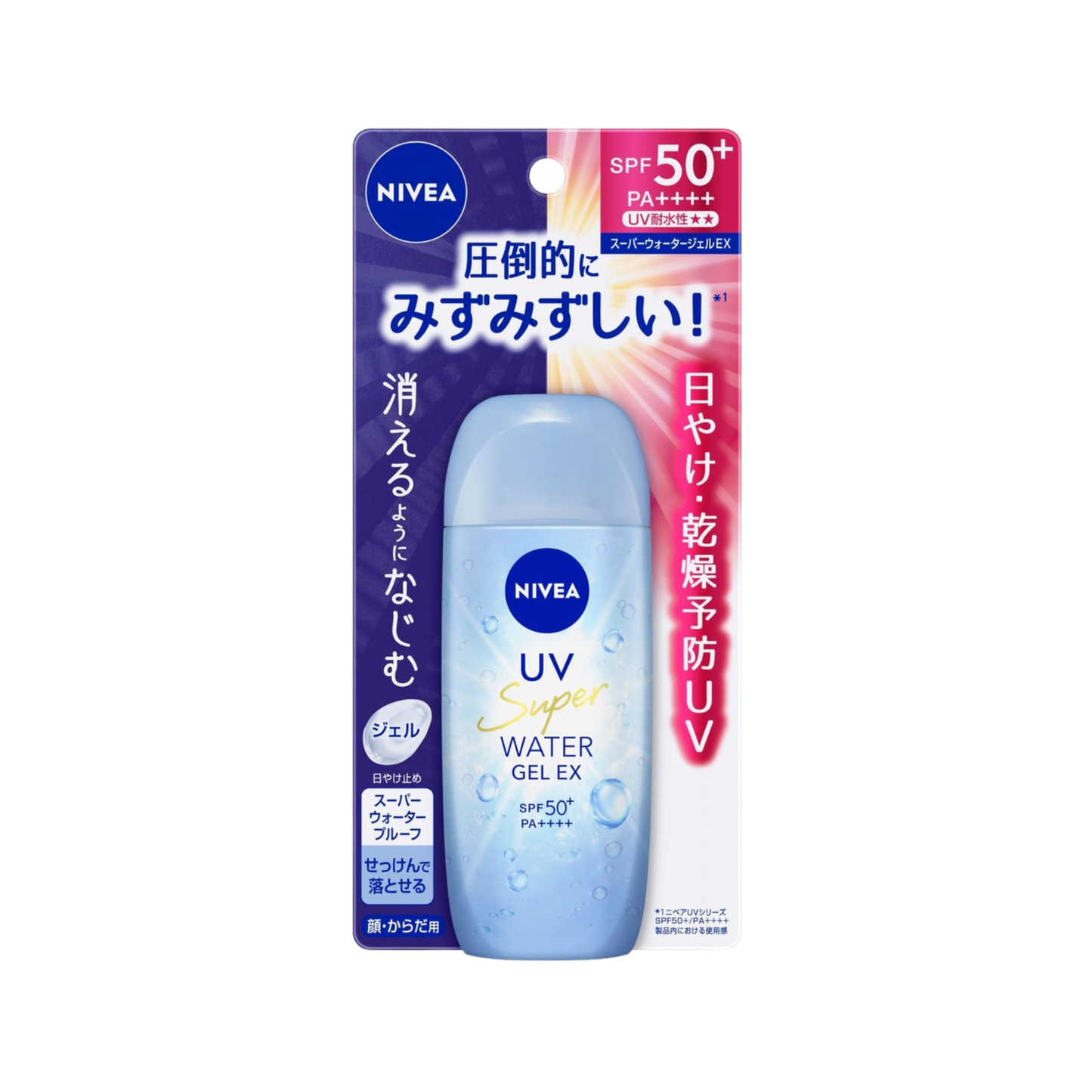 Nivea UV Super Water Gel EX SPF50+ PA++++ 80g