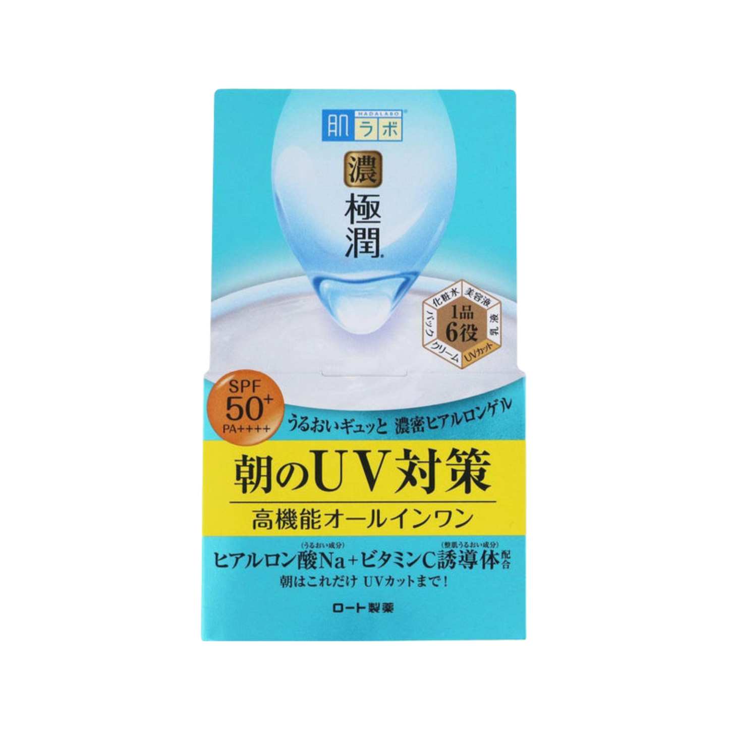 Hada Labo Gokujyun All in one UV White day gel (SPF50 + PA ++++) 90g